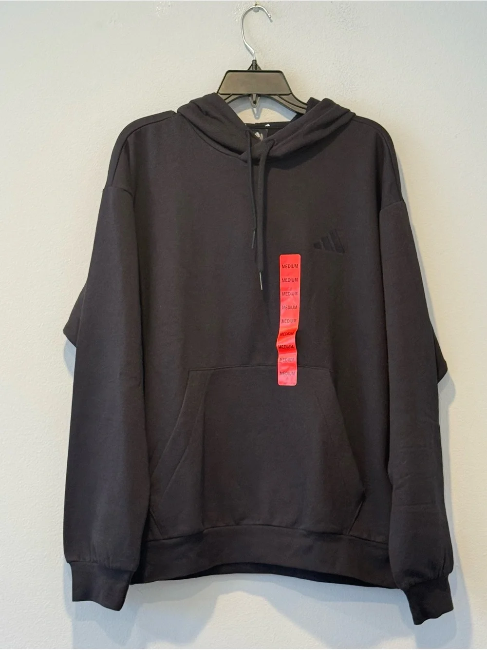 Adidas Men's Fleece Pullover Hoodie ,Black